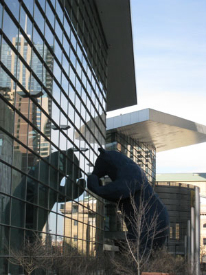 Giant Bear Outside the Colrado Convention Center