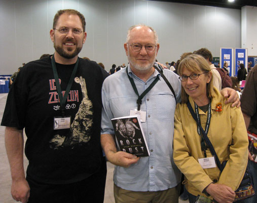 Stan Badgett and his wife with Troy Ehlers