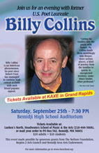 Billy Collins in Bemidji Minnesota