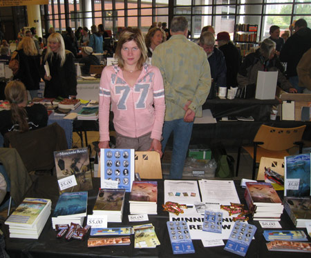 Rachel at the 2009 Twin Cities Book Festival